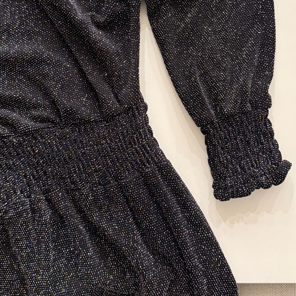 MAJE Rio Metallic Knit Midi Dress– Size 1 (Small) - Picture 5 of 11